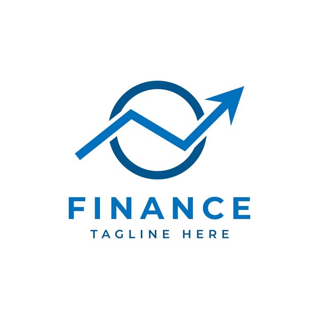 Diseño del logotipo de N letter finance