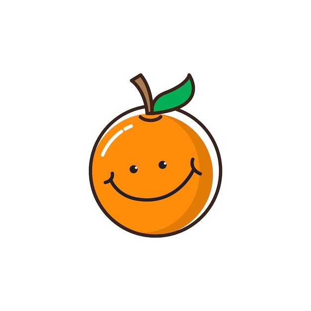 Diseño de logotipo naranja