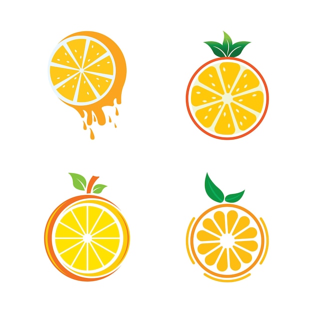 Diseño de logotipo naranja