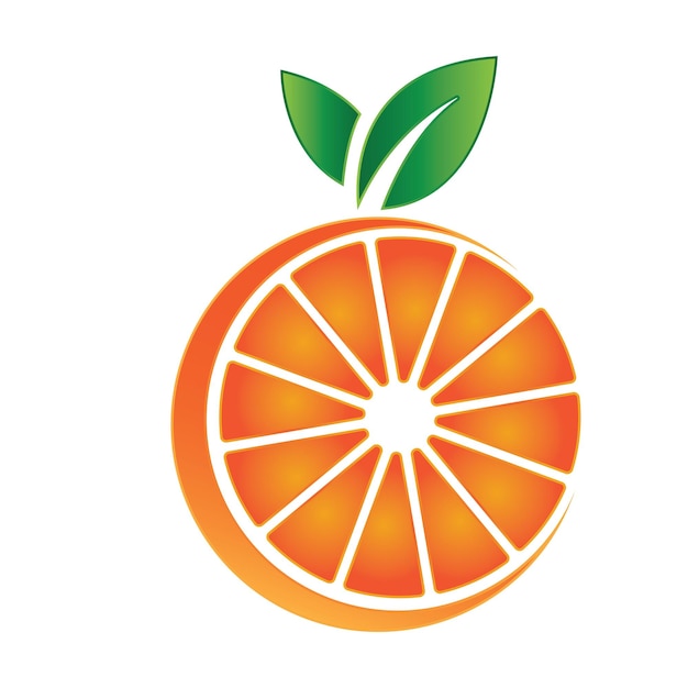 Diseño de logotipo naranja