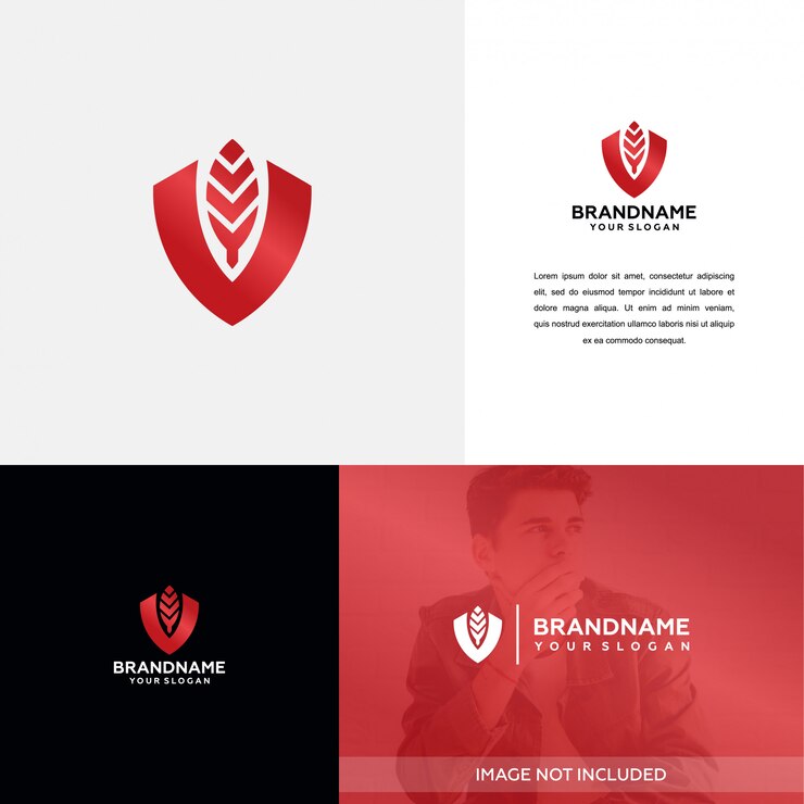 Diseño de logotipo de naturaleza jefe / empresario isnpiration