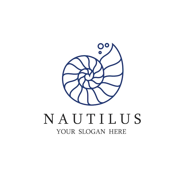 Diseño del logotipo de Nautilus Shell