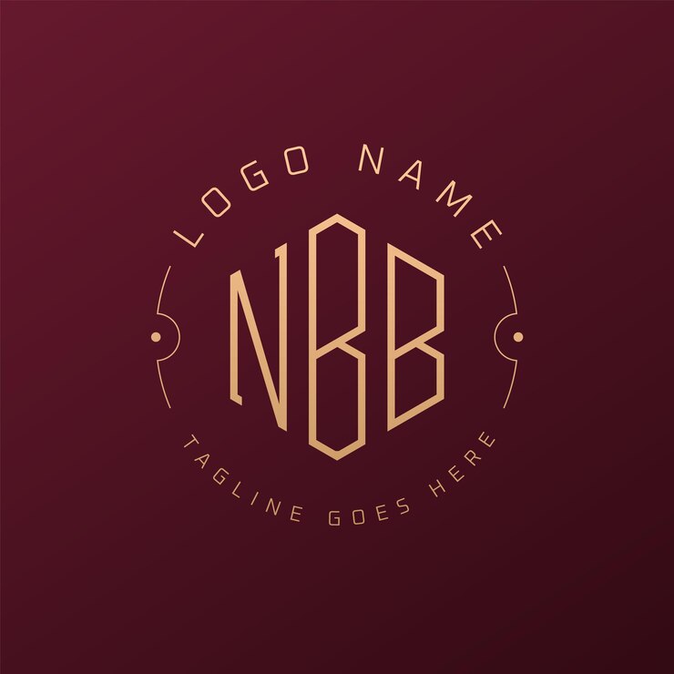 Vector diseño de logotipo de nbb de lujo letra elegante nbb monograma logotipo minimalista polígono nbb plantilla de diseño de logotipo