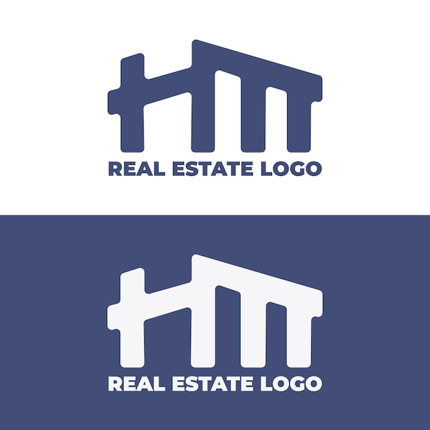 Diseño de logotipo para negocio de alquiler de casas de apartamentos de bienes raíces