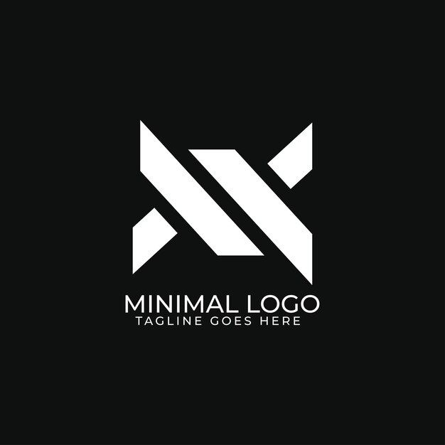 Diseño del logotipo en negrita y con la letra X mínima