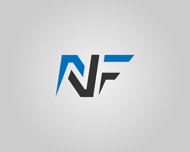Diseño del logotipo de NF Lettermark