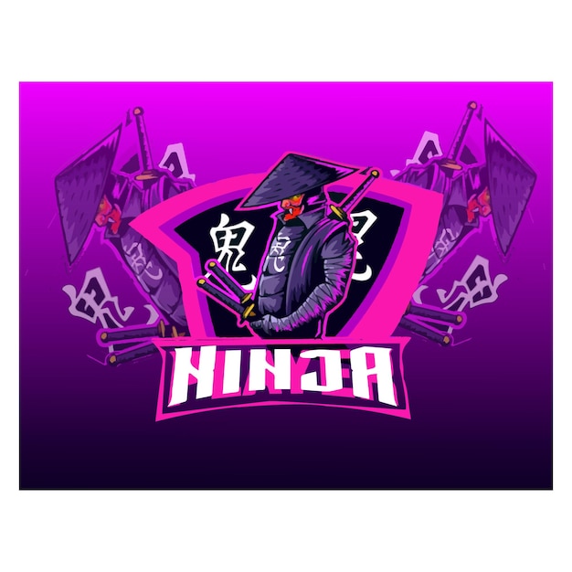 diseño de logotipo ninja esport