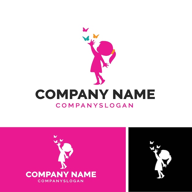 diseño de logotipo para niños
