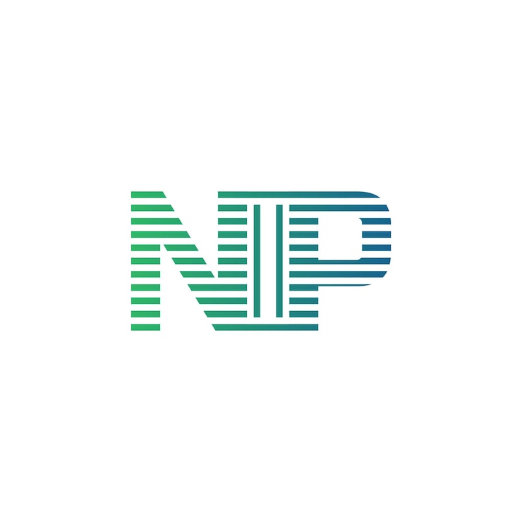 Vector diseño de logotipo nip moderno carta nip minimalista profesional y versátil icono de marca para la identidad empresarial