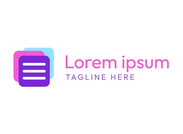 diseño de logotipo de las notas en color profesional con tipografía reemplazable en el vector eps lateral