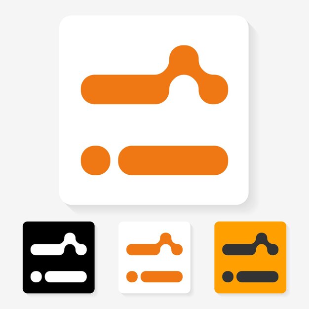 diseño de logotipo de número futurista moderno