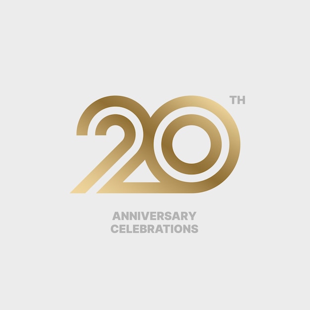 Diseño de logotipo o emblema de aniversario para un evento