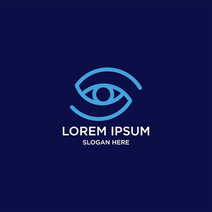 Vector diseño del logotipo del ojo