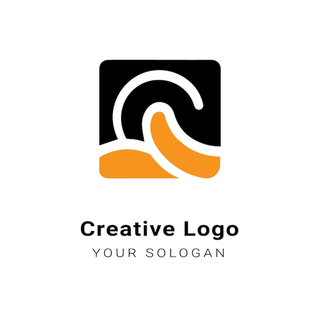 Diseño de logotipo de onda
