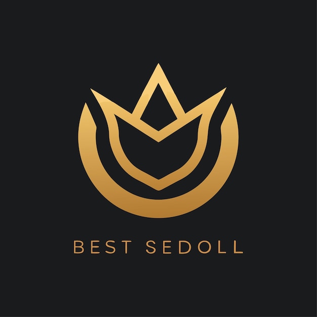diseño de logotipo de oro más vendido vector ilustración de icono