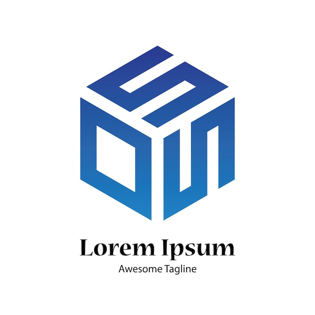 Diseño del logotipo de OSS Cube