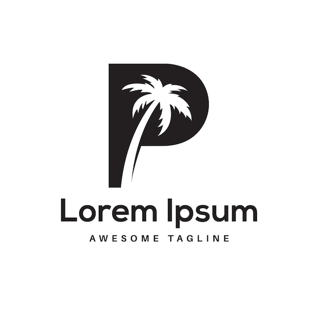 Diseño del logotipo de P tree Latter