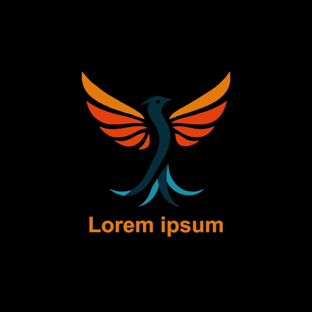 Diseño de logotipo de pájaro para el amante de los pájaros.