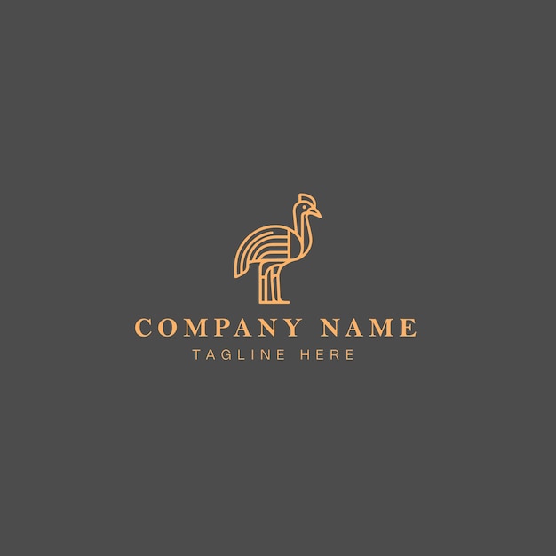 diseño de logotipo de pájaro vector símbolo gráfico icono signo ilustración idea creativa fondo aislado
