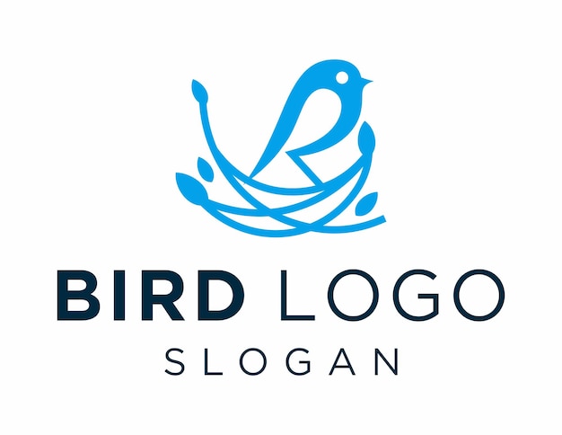 Diseño de logotipo de pájaro