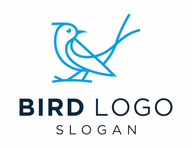 Diseño de logotipo de pájaro