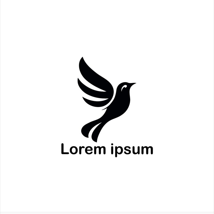 diseño de logotipo de pájaro