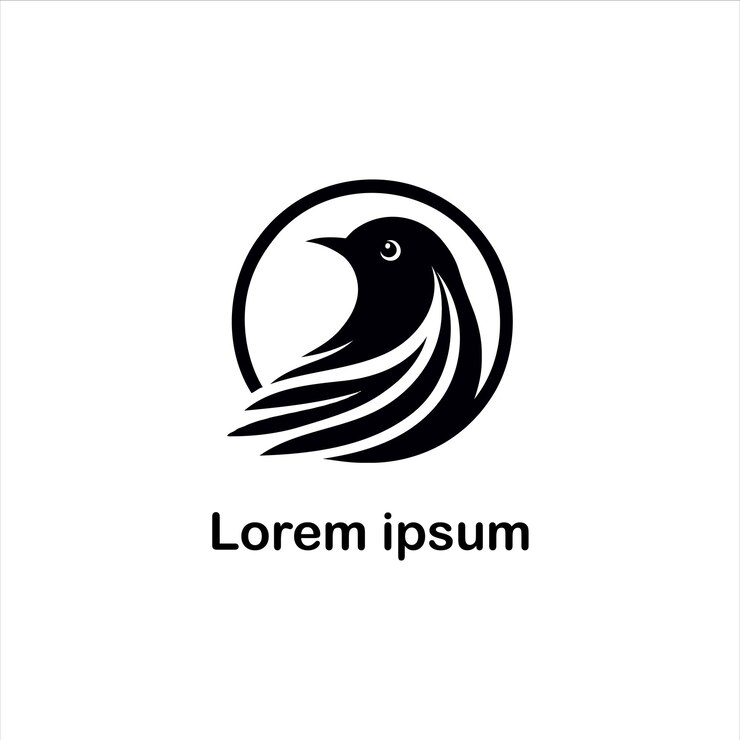 diseño de logotipo de pájaro