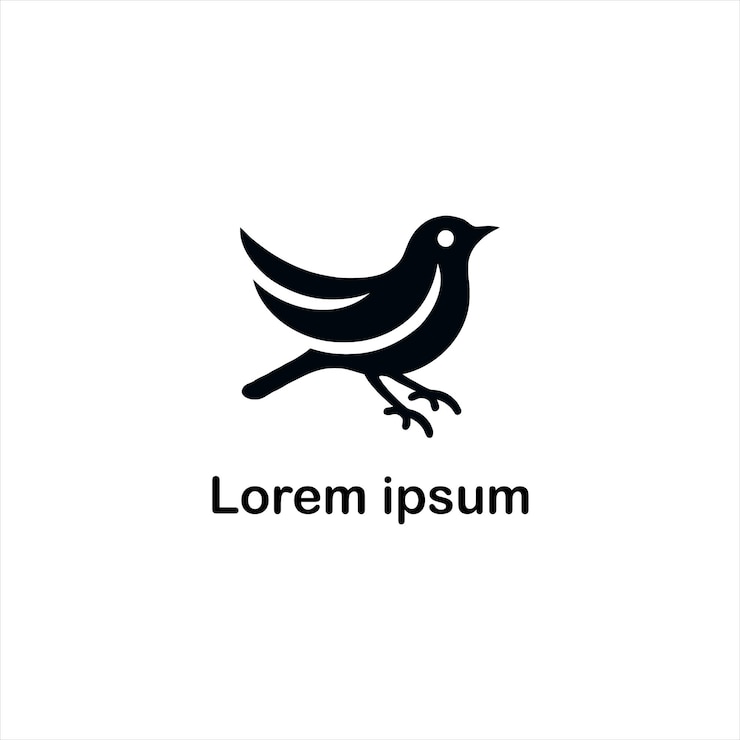Diseño del logotipo del pájaro