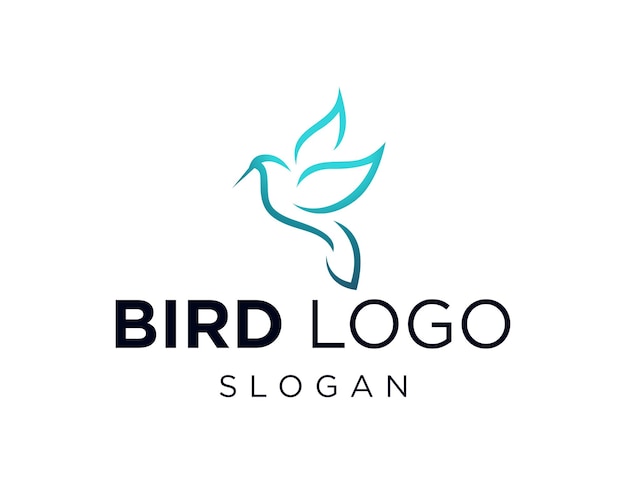 Diseño de logotipo de pájaro