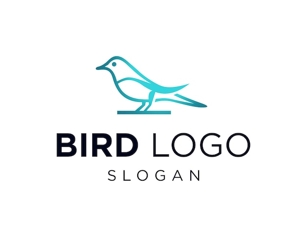 Diseño de logotipo de pájaro