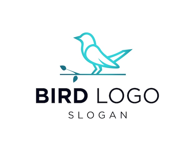 Diseño de logotipo de pájaro
