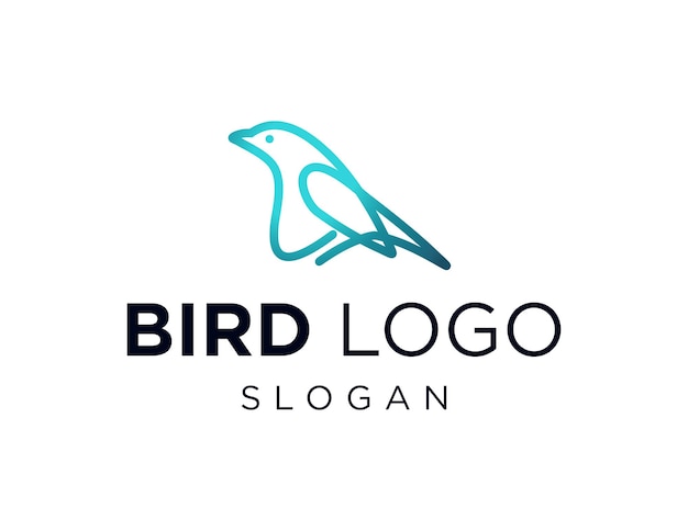 Diseño de logotipo de pájaro