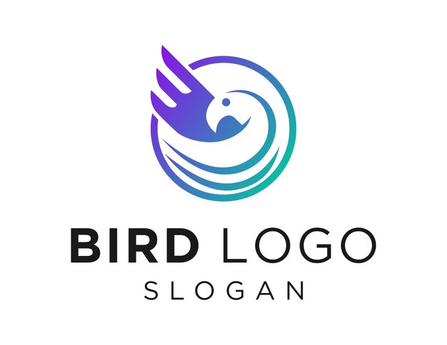 Diseño de logotipo de pájaro