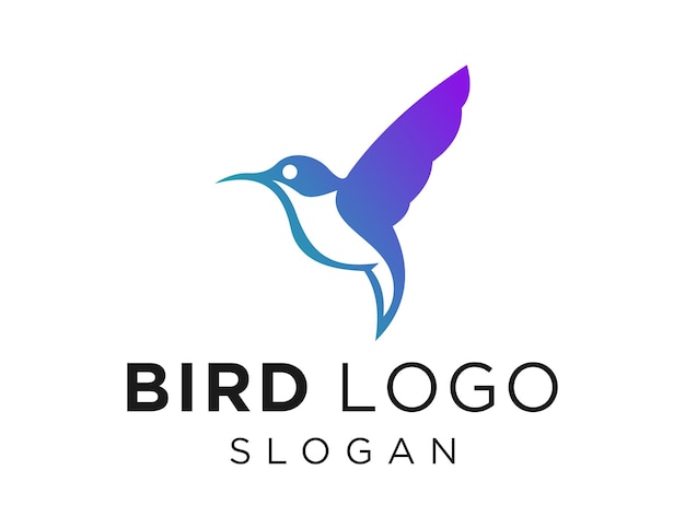 Diseño de logotipo de pájaro