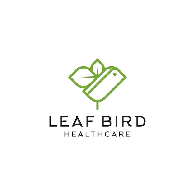 Diseño de logotipo de pájaro