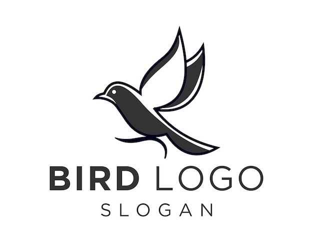 Diseño de logotipo de pájaro