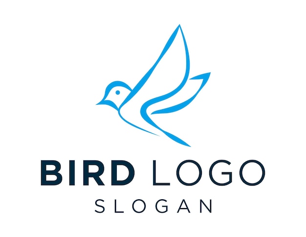 Diseño de logotipo de pájaro