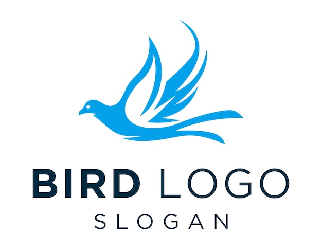 Diseño de logotipo de pájaro