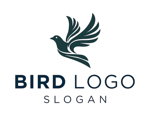Diseño de logotipo de pájaro
