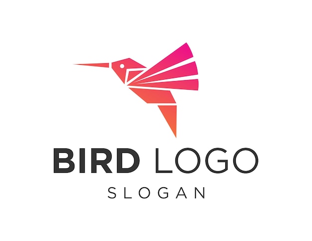 Diseño de logotipo de pájaro