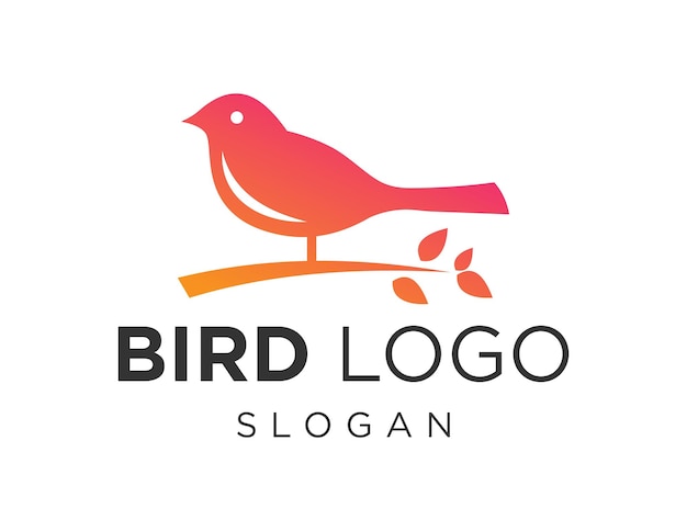 Diseño de logotipo de pájaro