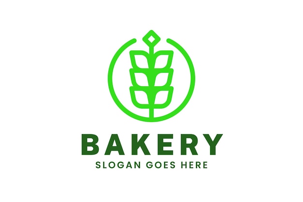 Diseño de logotipo de panadería natural