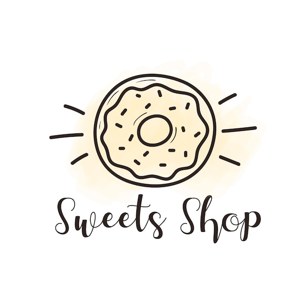 Diseño de logotipo de panadería y pastelería femenino simple