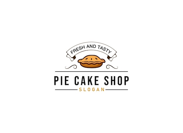 Diseño del logotipo de la panadería de pasteles plantilla de diseño del logotipo del panadería