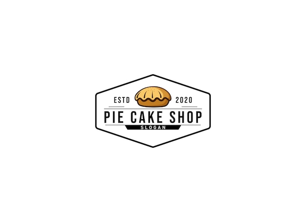 Diseño del logotipo de la panadería de pasteles plantilla de diseño del logotipo del panadería