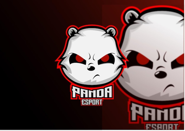 Diseño de logotipo Panda Head Esport