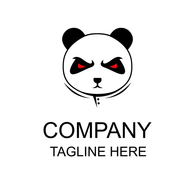 El diseño del logotipo de Panda se puede utilizar para la marca y los negocios