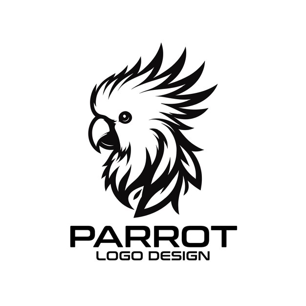 Diseño del logotipo de Parrot Vector