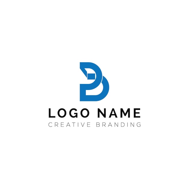 Diseño de logotipo de PD Marca creativa para negocios e identidad corporativa