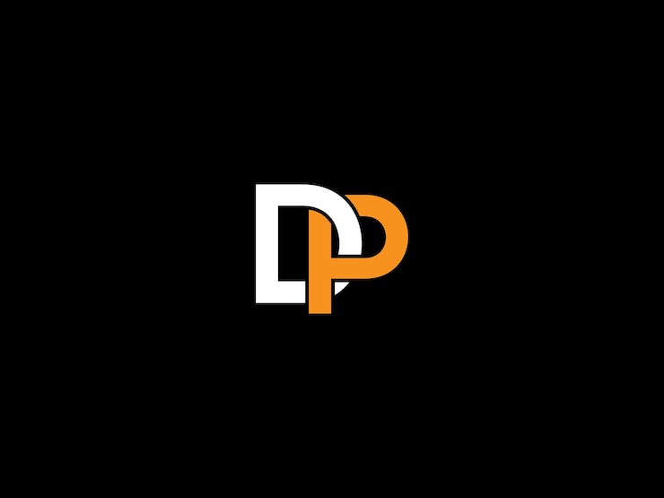 Vector diseño del logotipo de pd